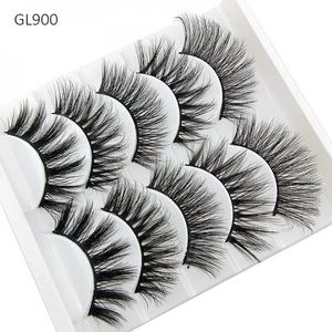 5 pairs mixed faux mink eyelashes